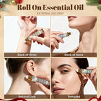Essential Oils Roll On Set 6 Pack - (Relax, Sleep, Balance,Breathe, Focus on, Happiness) Aromatherapy Oil with Roller Ball, Essential Oils Blends for Skin - Relaxation Gift for Women and Men