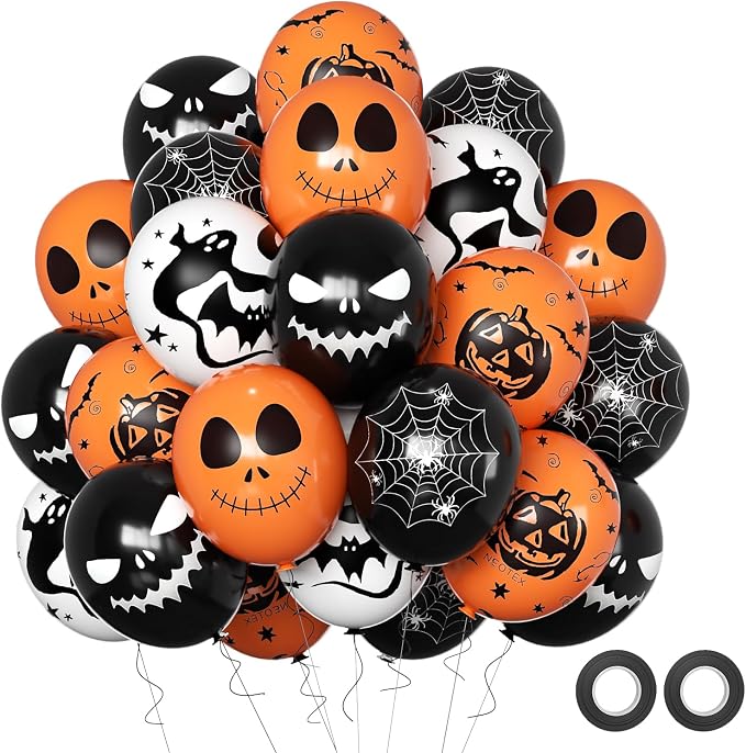Halloween Decoration Balloons, Yard Backdrop Party by Qmraercu