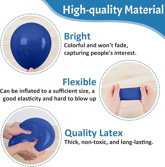 Paready Blue and Orange Balloons - Image 3