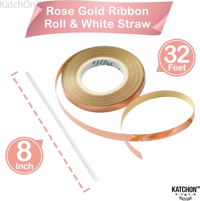 KatchOn Rose Gold Bride Balloons 40 Inch, Bachelorette Party Decorations | Rose - Image 3