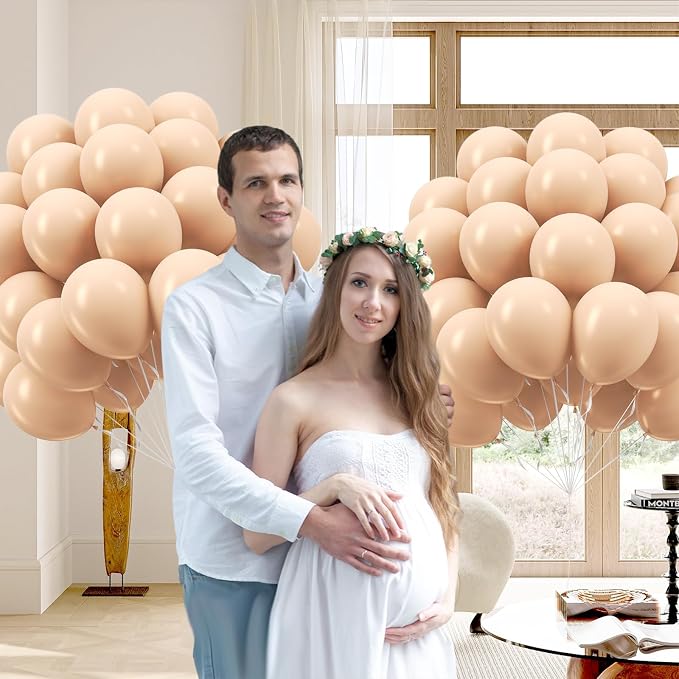 Nude Balloons 12 inch, Baby Shower, Gender Reveal, Birthday Party Decorations - Image 5