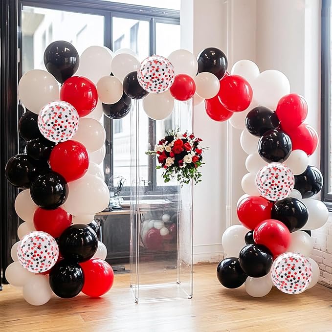Patimate Red Black Balloons Set - Image 7