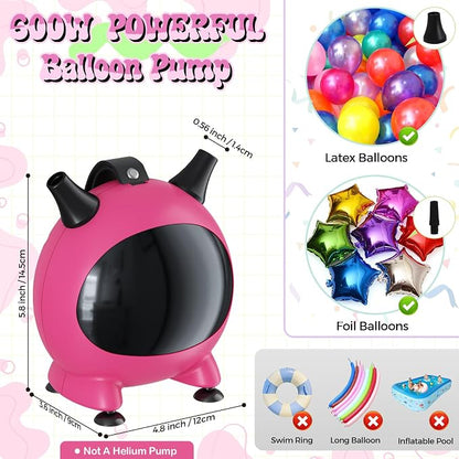 Balloon Pump Electric, Portable Balloons Inflator Air Pump - Image 2
