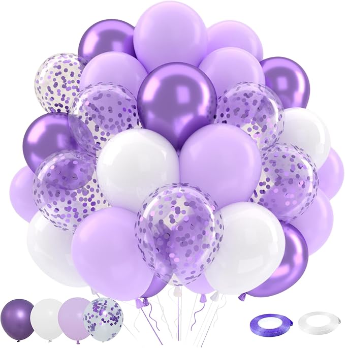 Patimate Lavender Purple Balloons Set by PatimateDirect