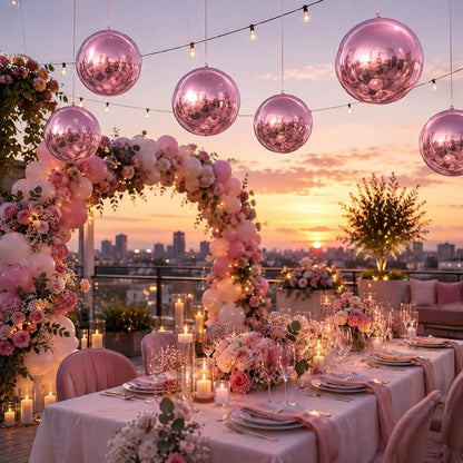 22 Inch Pink Foil Balloons, Baby Pink Balloon - Image 7