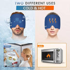 Cold Head Hat, Ice Head Cap Wrap, Ice Pack Cold & Hot -RoyalBlue