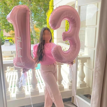 Light Pink 12th Birthday Balloon - Image 7