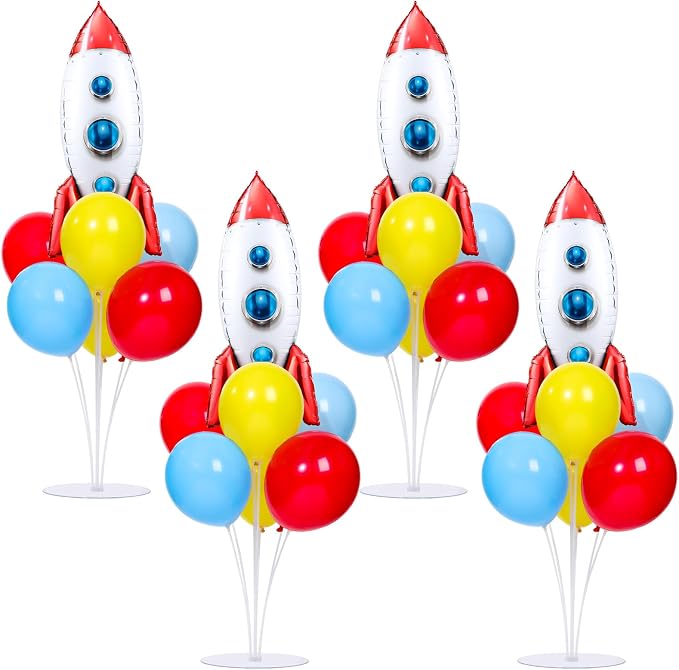 4 Sets Toy Inspired Themed Party Balloons Stand Kit by Naozinebi