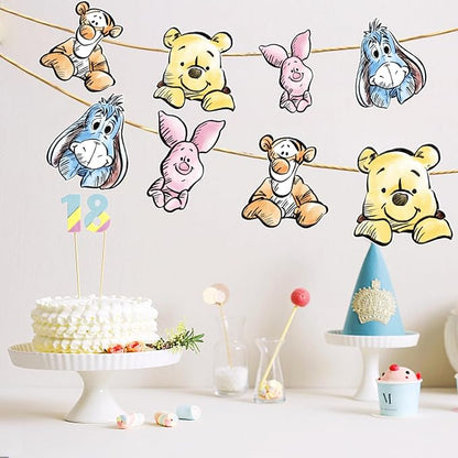 Cute Bear Banner For Baby Shower Decorations Birthday Banner Party Decoration - Image 4