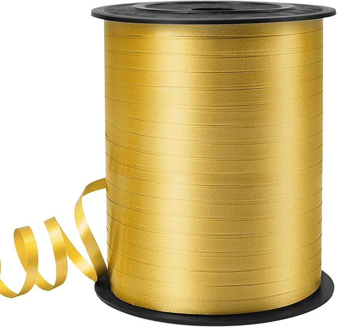 Gold Curling Ribbon, Balloon String 500 Yard by VISPAD