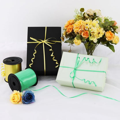 TONIFUL 500 Yards Green and Gold Curling Ribbon Balloon String | Balloon - Image 5