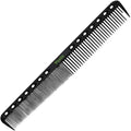 Veeta Professional Carbon Fiber Comb - Multiple Styles, Anti Static, Heat & Chemical Resistant - Rat Tail, Styling, Wide Tooth, Wave Comb (Black)