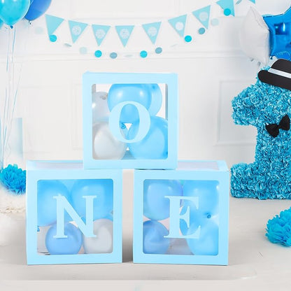 Voircoloria First Birthday Decorations One Balloon Boxes - Image 6