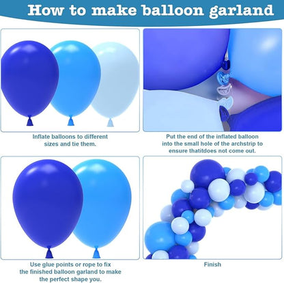 Blue Balloons Garland Arch Kit - Image 4