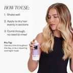 IGK ANTISOCIAL Bond-Building Dry Hair Mask Travel | Repair + Soften + Shine | Vegan + Cruelty Free | 1.7 Oz