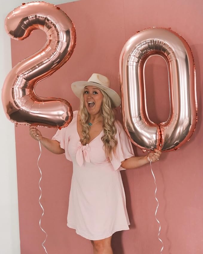 Rose Gold 10 Balloon - Image 3