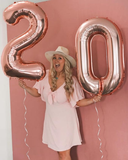 Rose Gold 10 Balloon - Image 3