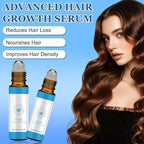3Pcs Advanced Hair Growth Roll-On Serum, Promotes Growth, Reduces Hair Loss, Nourishes Scalp & Roots with Vitamin E & Natural Oils, For All Hair, Women & Men
