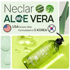 Aloe Vera Gel - for Sunburn Relief - Big 33.8oz / 1000ml - 98% Pure Aloe Vera - For Face, Skin and Hair - After Sun Care lotion - Sun Burn Moisturizer Cream (33.8 Fl oz)