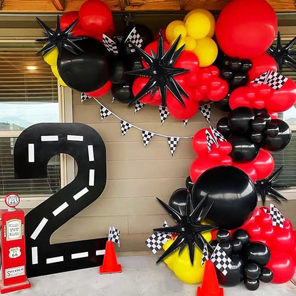 TONIFUL 4 Pcs Explosion Star Balloons Black Foil Balloon Party Decorations | 22 - Image 6