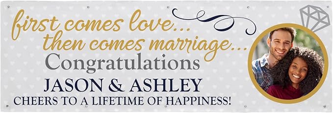 Let's Make Memories Personalized Engagement Banner by LetsMakeMemories