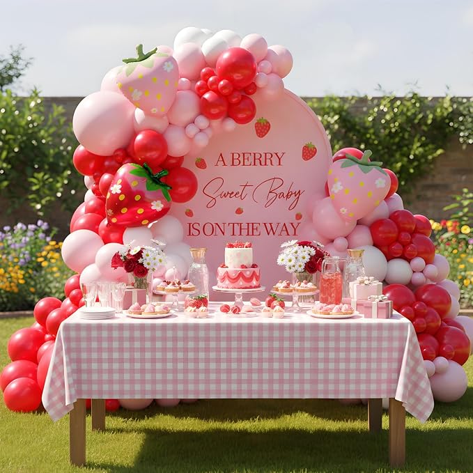120pcs Strawberry Balloon Arch Kit - Image 6