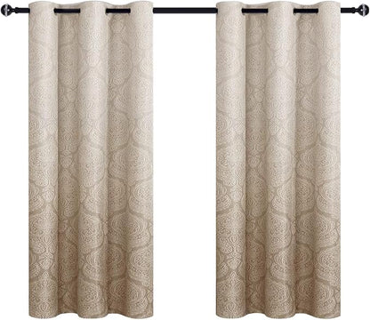 DWCN Ombre Short Curtains for Kitchen - Image 8