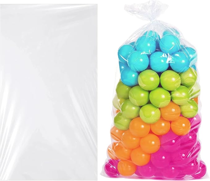 Clear Balloon Transport Collection Bag 4 Units 40.5x78.8 inch by PULO+CP+Mfg