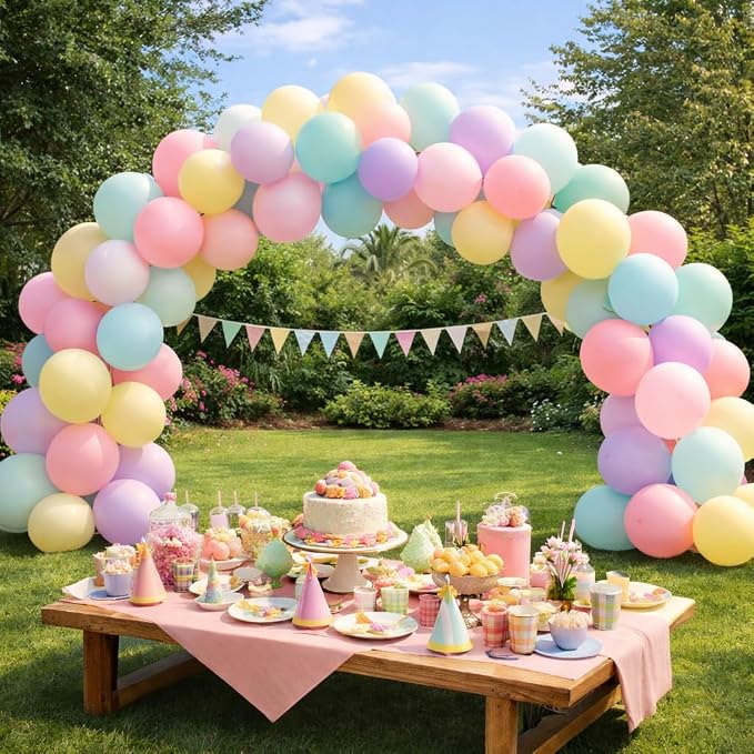 Pastel Balloon Garland Kit 120 Pack – Macaron Pastel Balloons - Image 6