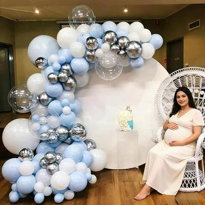 Blue and Silver Balloons - Image 4