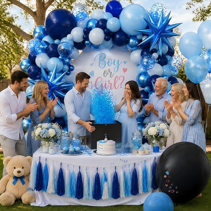 Blue Balloon Arch Kit Garland - Image 3