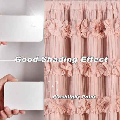 Peach Pink Blackout Curtains - Image 7