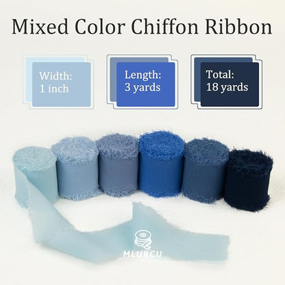 Handmade Fringe Chiffon Silk Ribbon - Image 2
