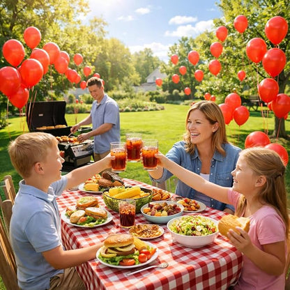 Red Balloons 100 Pack, 12 Inch Red Latex Balloons, Round Helium Balloons - Image 3