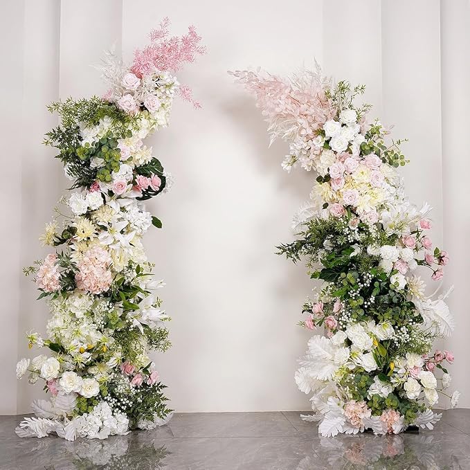 Balloon Arch Stand Set of 2, 7.9FT&6.7FT Wedding Arch Frames - Image 3