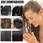 HUANG YI Natural Plant Hair Dye, New Botanical Bubble Hair Dye 30ml 10Packs/Box, Pure Plant Extract for Grey Hair Color Bubble Dye, New Botanical Bubble Hair Shampoo(Coffee)
