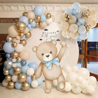 43 Pcs Bear Baby Shower Party Decorations 31 Bears Cardboard Cutout Stand - Image 2