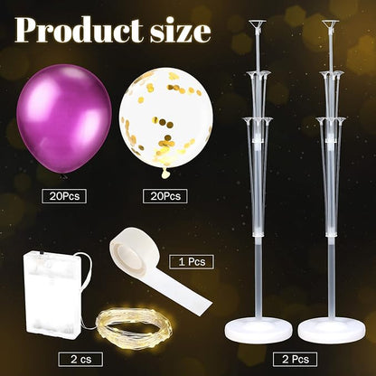 2 Set Floor Balloon Column Stand Kit - Image 3