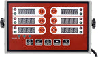 Kitchen Timers for Cooking – 6 Channel Commercial Kitchen Timer Restaurant Kitchen Supplies – Stainless Steel LED Technology Kitchen Timer Digital – Reminder Function, Loud Alarm, Red