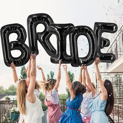 Bride Balloons 40 Inch Bachelorette Balloons Wedding Balloon Letter Balloon - Image 2