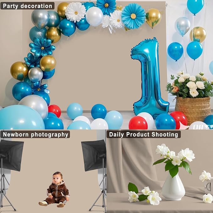 Beige Photography Backdrop for Photoshoot, 7x10 FT | Versatile Studio Photo - Image 6