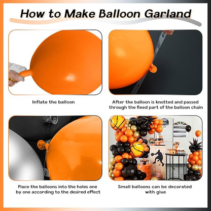 Basketball Balloon Arch Kit, Sports Balloon Kit - Image 9