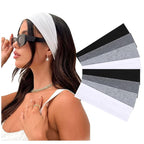 DRESHOW 8 Pack Sports Headbands for Women Non-Slip Stretchy Fashion HairBand Curly Hair Headband Soft Hair Accessories for Daily Wear Workout Yoga Running