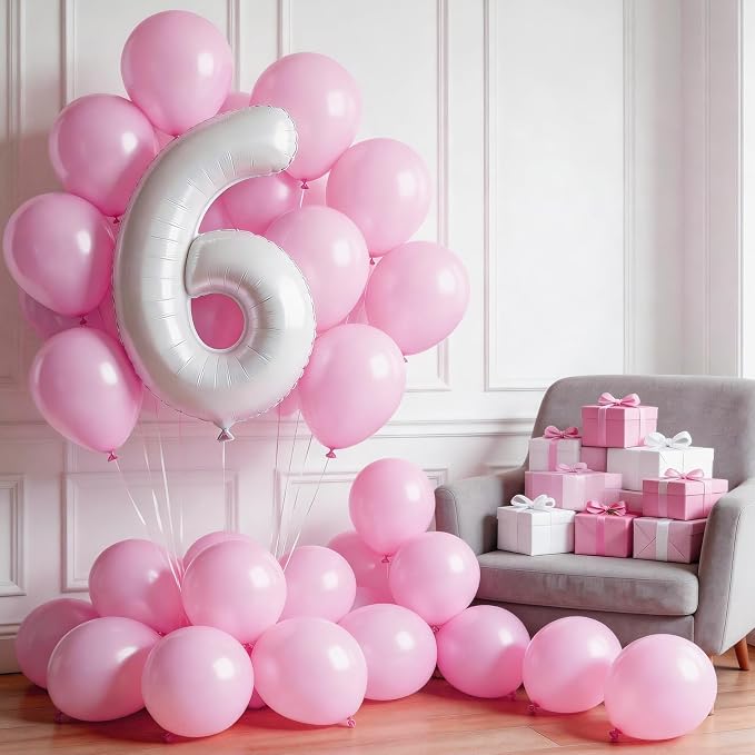 LOLStar Macaron Pink Balloons, 12 inch Latex | Birthday, Engagement, Baby Shower - Image 8