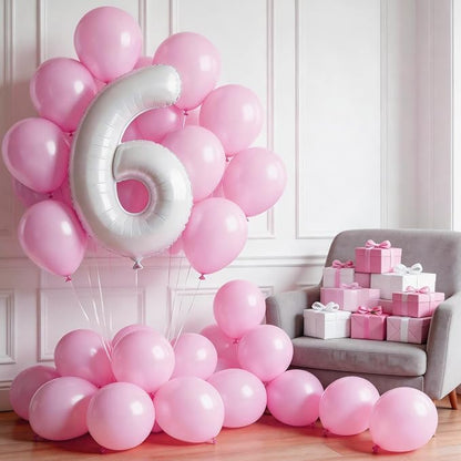 LOLStar Macaron Pink Balloons, 12 inch Latex | Birthday, Engagement, Baby Shower - Image 8