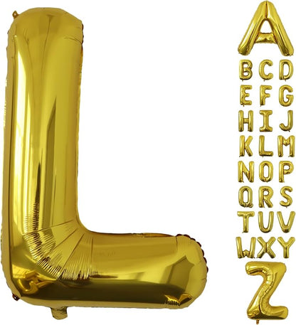 Letter Balloons Gold Party Balloon by United-UnicornsParty
