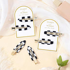 20PCS Bridesmaid Hair Clips No Bend Hair Clips Bridesmaid Hair Accessories Gifts Makeup Creaseless Glitter Hair Clip for Bride Women Girls(20Pcs/10Cards)