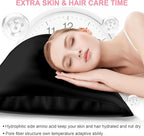 Mulberry Silk Pillow Cases 2 Pack Queen Size 20x30 Inches with Hidden Zipper, Ultra Smooth and Soft Breathable Cooling Silk Satin Pillowcase Set of 2, Better for Hair and Skin, Gifts for Women Men