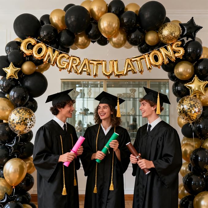 Patimate Black Balloons 150 Pack 5 Inch Matte Black Latex Balloons | Birthday - Image 6