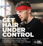 Tough Headwear Tough Outfitters Headband for Men - Mens Headbands - Working Out Sports Performance Head Bands - Athletic Cycling Running Sweat Band, Football Headbands - Sweat Bands Men/Women